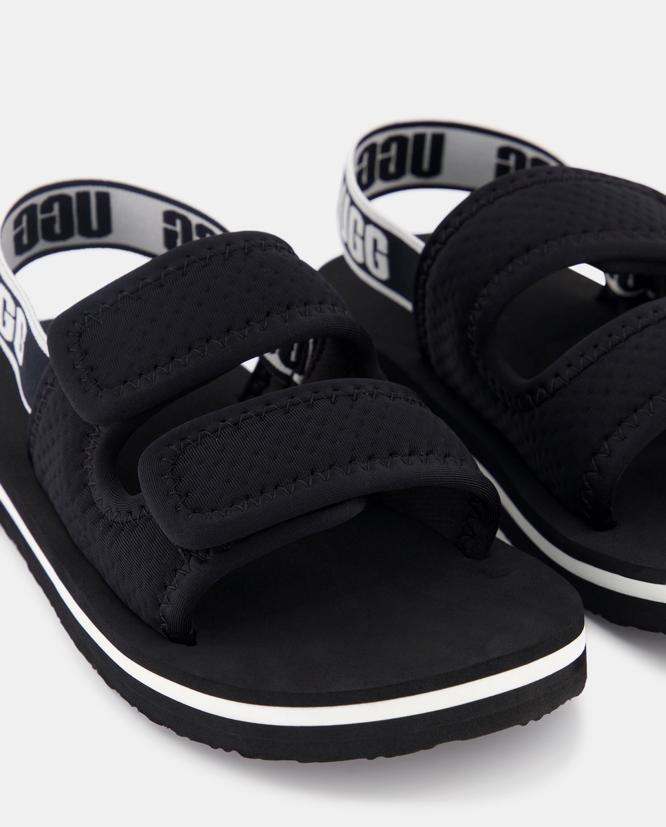Sandálias Abertas Lennon Slingback Preto-5