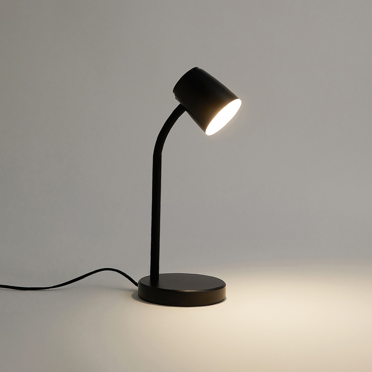 Candeeiro com LED integrado Pixel Preto-2