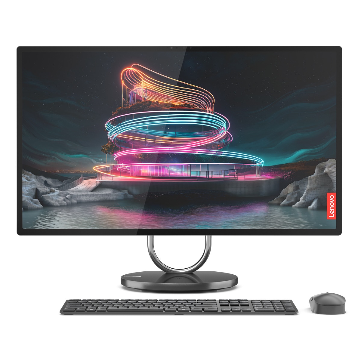 All in One Lenovo Yoga AIO 9 32IRH8, i9-13900H, 32GB, 1TB SSD, GeForce RTX 4050 6GB, 31,5", W11 Gris Tormenta-1