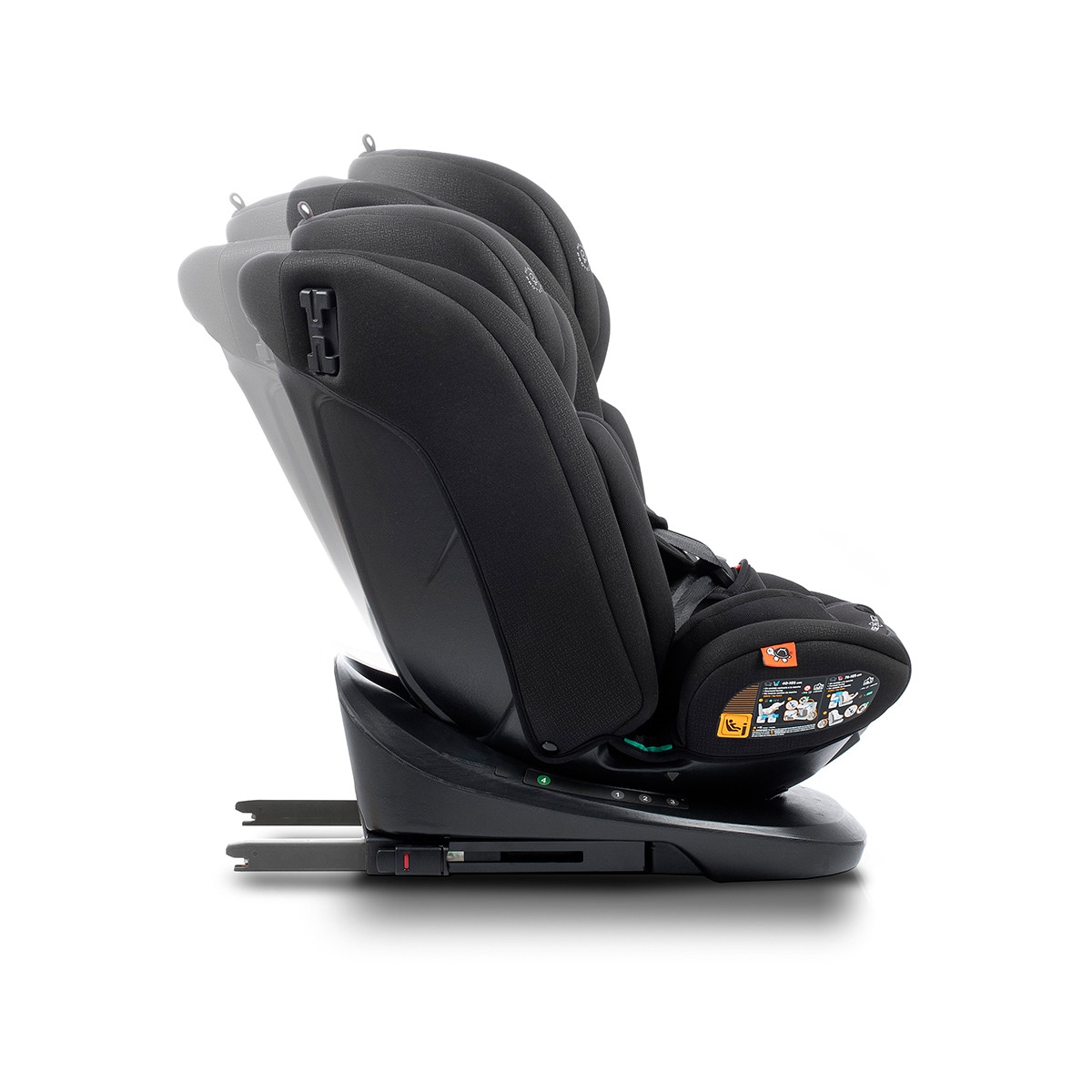 Silla de coche Sri I-Size Cario Ifix Giratoria 360º (40-150cm) Negro-12