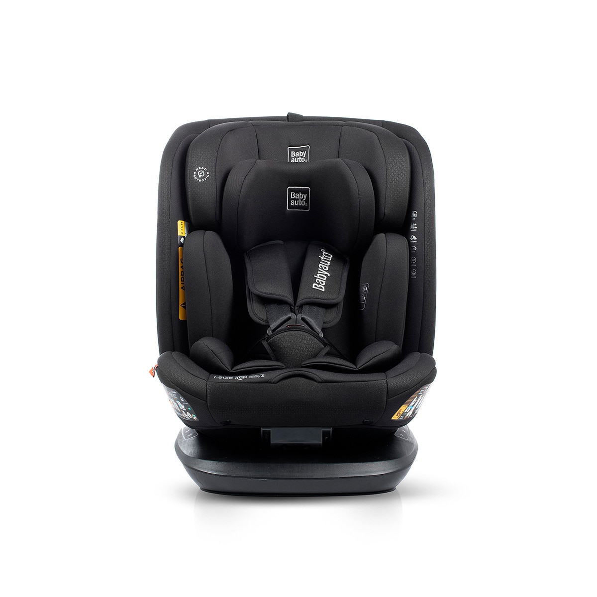 Silla de coche Sri I-Size Cario Ifix Giratoria 360º (40-150cm) Negro-9
