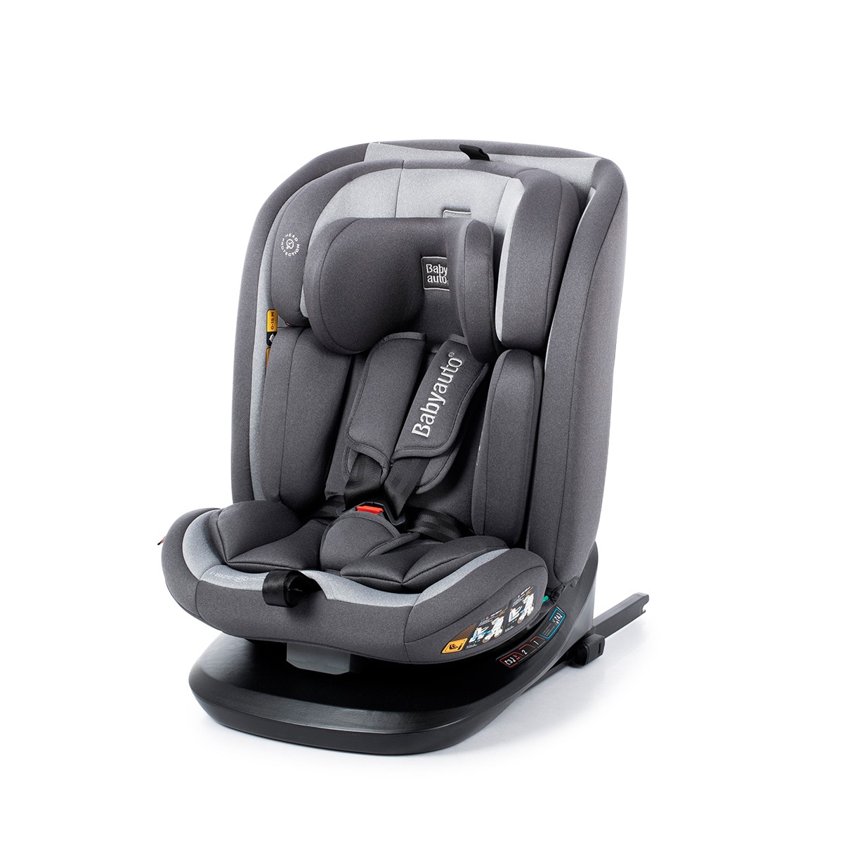 Silla de coche Sri I-Size Cario Ifix Giratoria 360º (40-150cm) Antracita-2