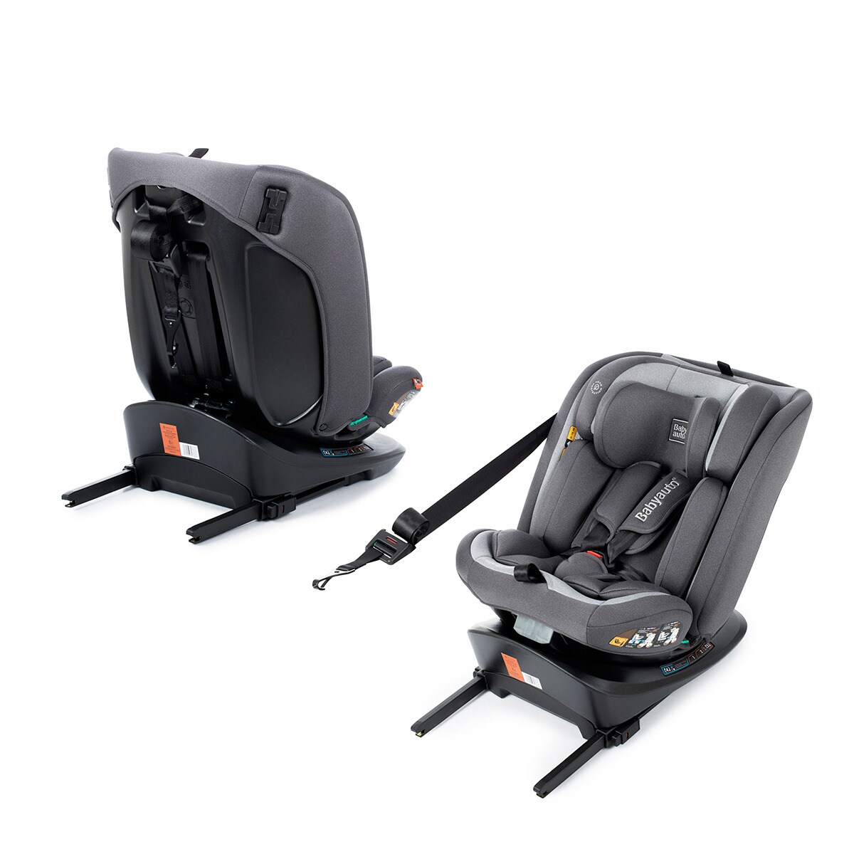 Silla de coche Sri I-Size Cario Ifix Giratoria 360º (40-150cm) Antracita-12