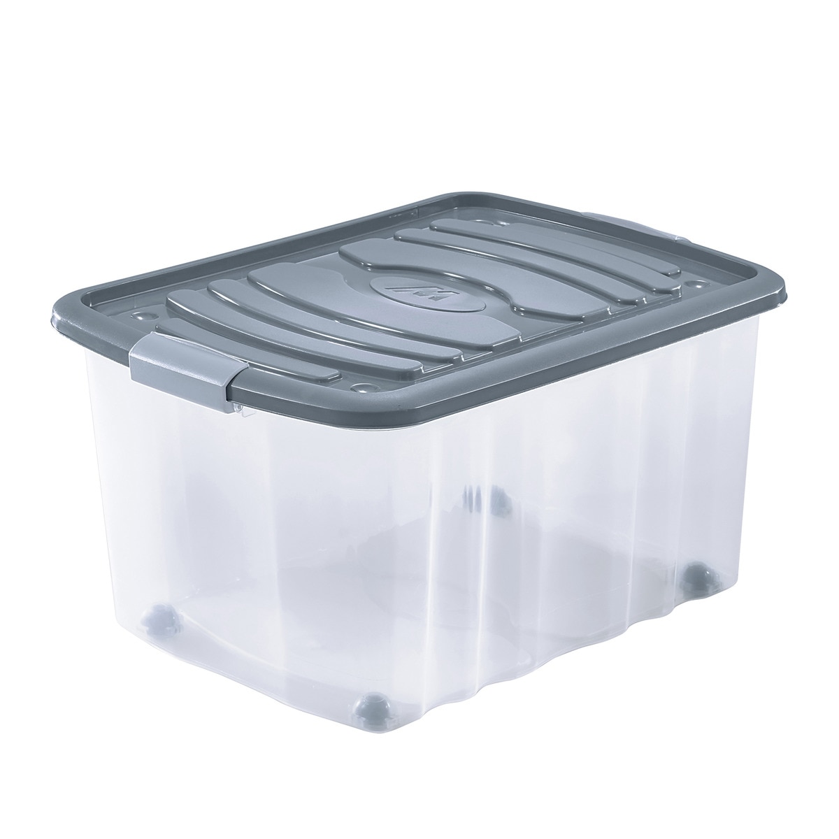 Caja organizadora con ruedas 45 L Promo Mondex Transparente-1
