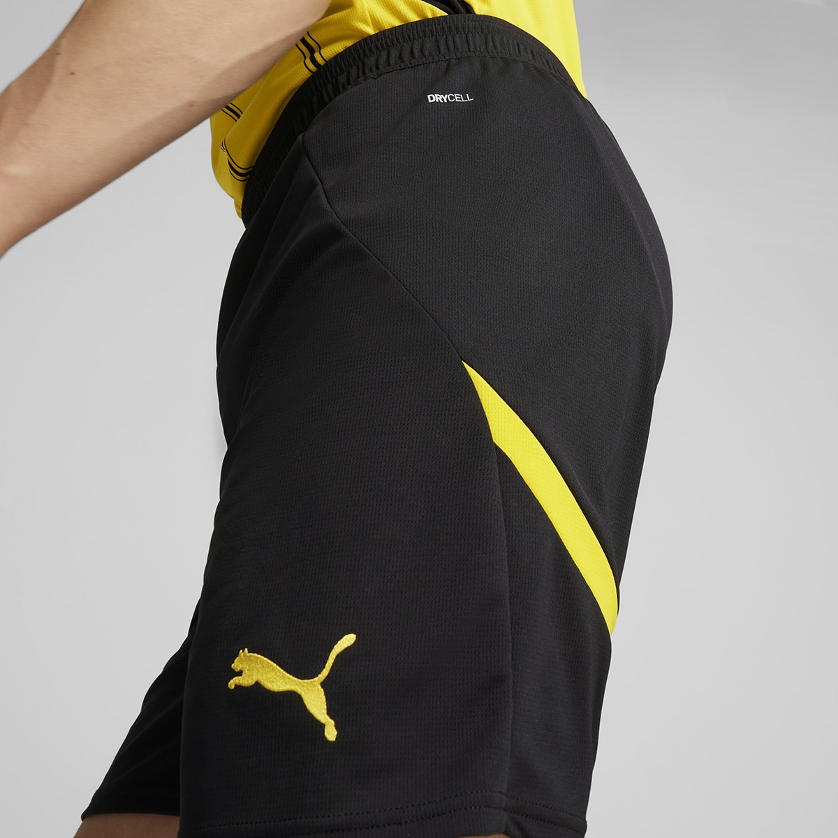 Calções de Homem 1.º Equipamento Borussia Dortmund BVB 2024-2025 Réplica Preto-3