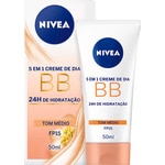 Creme Hidratante Aperfeiçoador Tom Médio BB Cream embalagem 50 ml