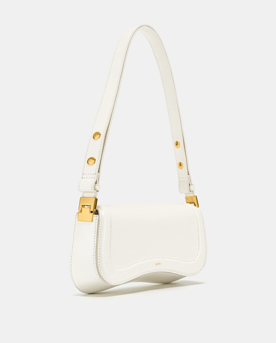 Mala de Ombro Modelo Joy - Branco Branco-7
