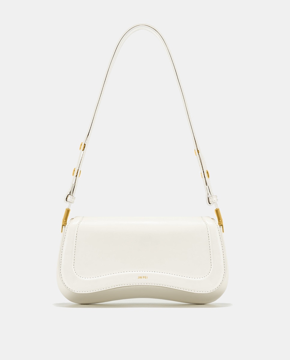 Mala de Ombro Modelo Joy - Branco Branco-5