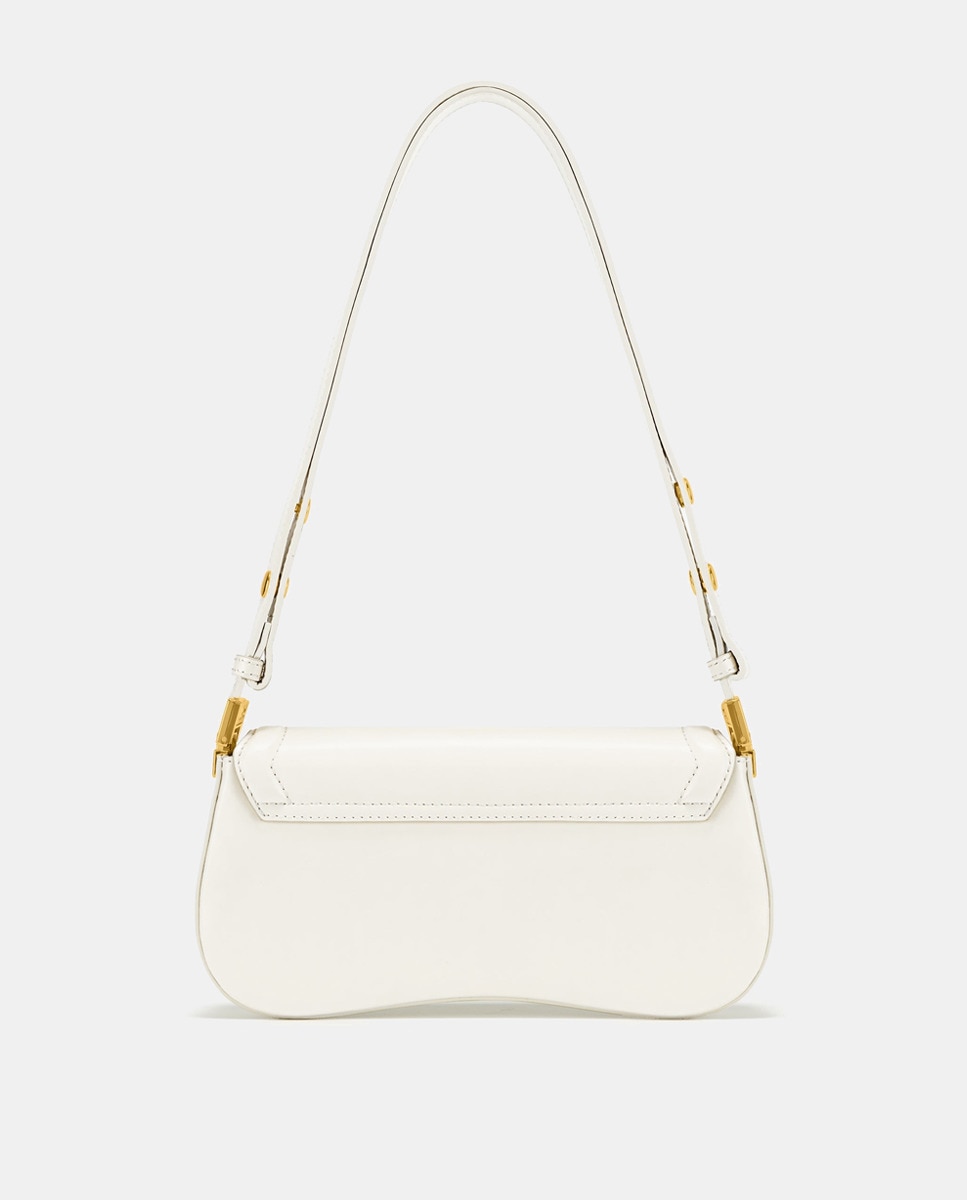 Mala de Ombro Modelo Joy - Branco Branco-6