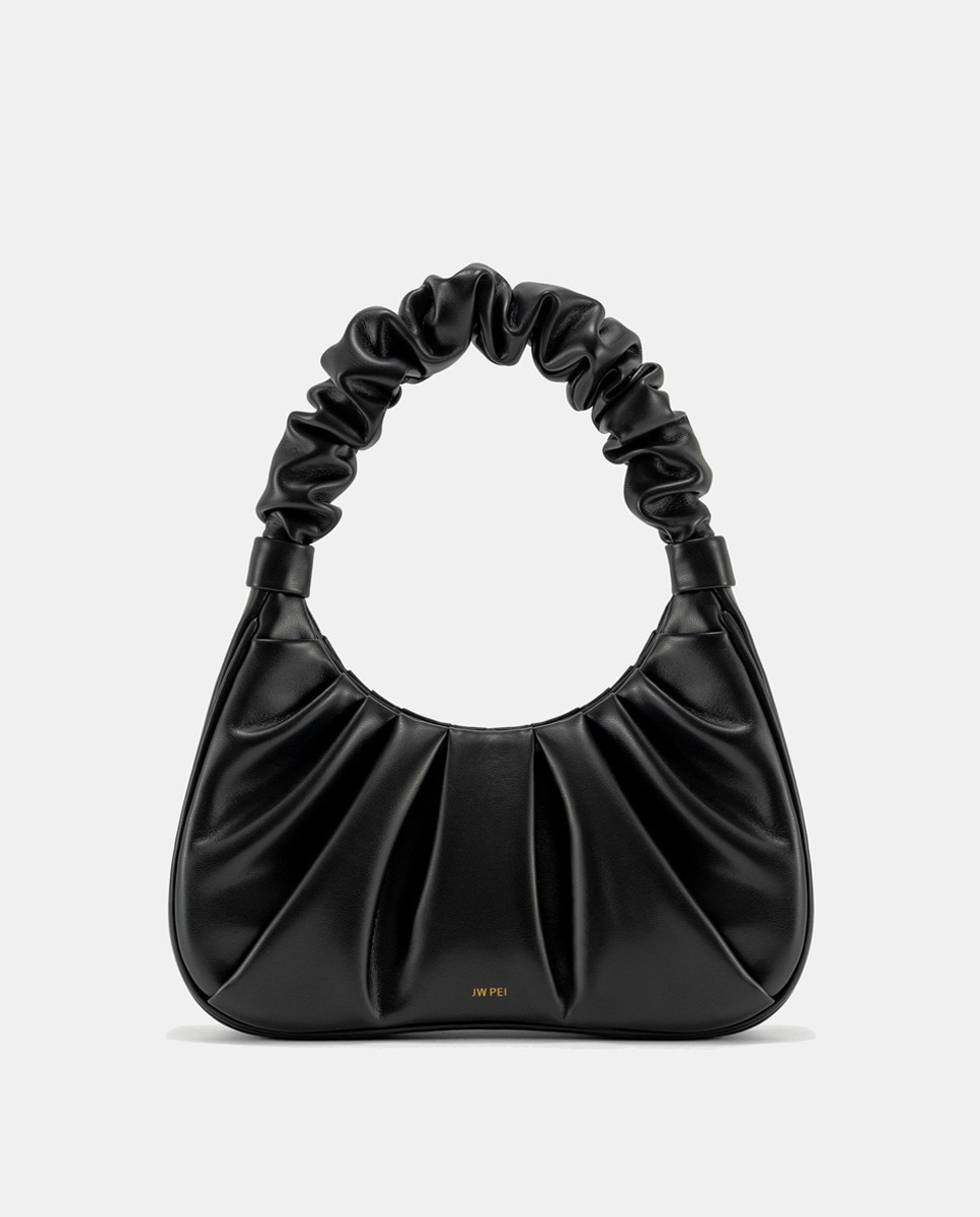 Mala de Mão Modelo Gabbi Estilo Hobo - Preto Preto-5