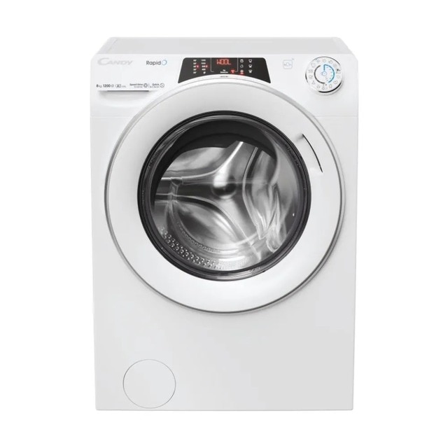 Imagem 0 de Máquina de Lavar Roupa Candy RO284DWMS7/1-S RapidÓ Carga Frontal de 8 Kg e 1200 rpm - Branco