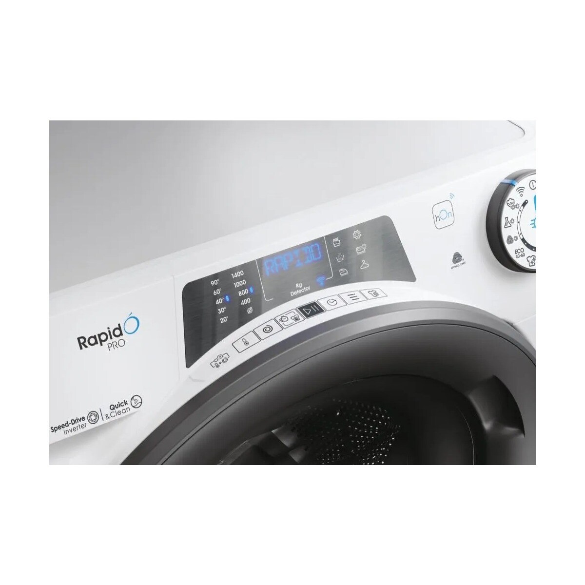 Máquina de Lavar e Secar Roupa Candy RPW 41066BWMR8-S Carga Frontal RapidÓ PRO de 10 Kg e 1400 rpm - Branco Branco-6