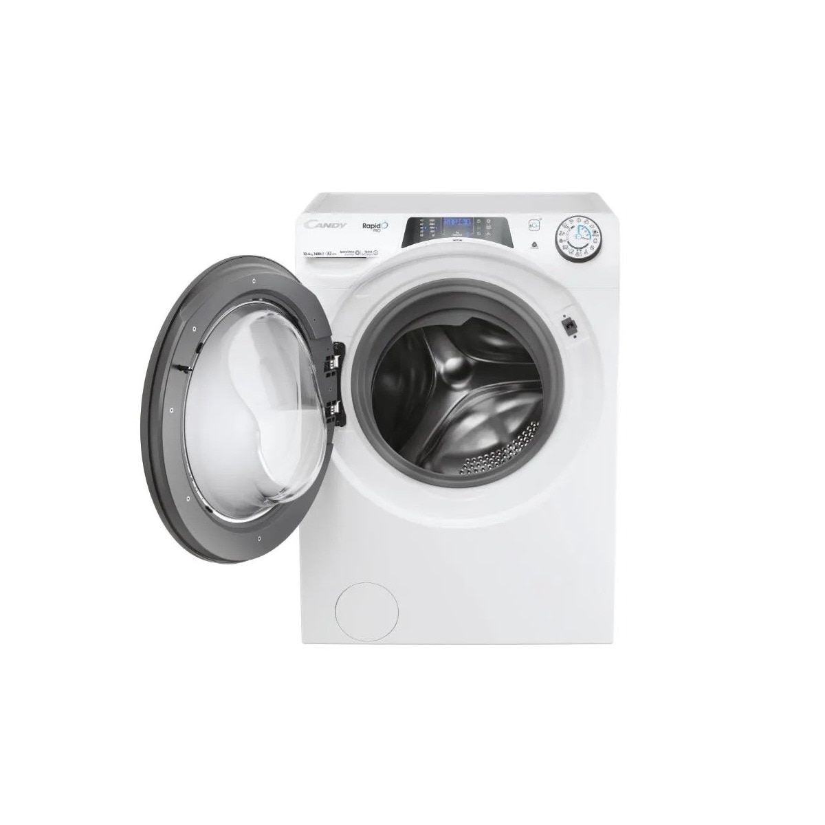 Máquina de Lavar e Secar Roupa Candy RPW 41066BWMR8-S Carga Frontal RapidÓ PRO de 10 Kg e 1400 rpm - Branco Branco-2