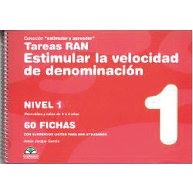 Imagem 0 de Tareas RAN. Estimular la velocidad de denominación - NIVEL 1: Para niños y niñas de 3 a 4 años