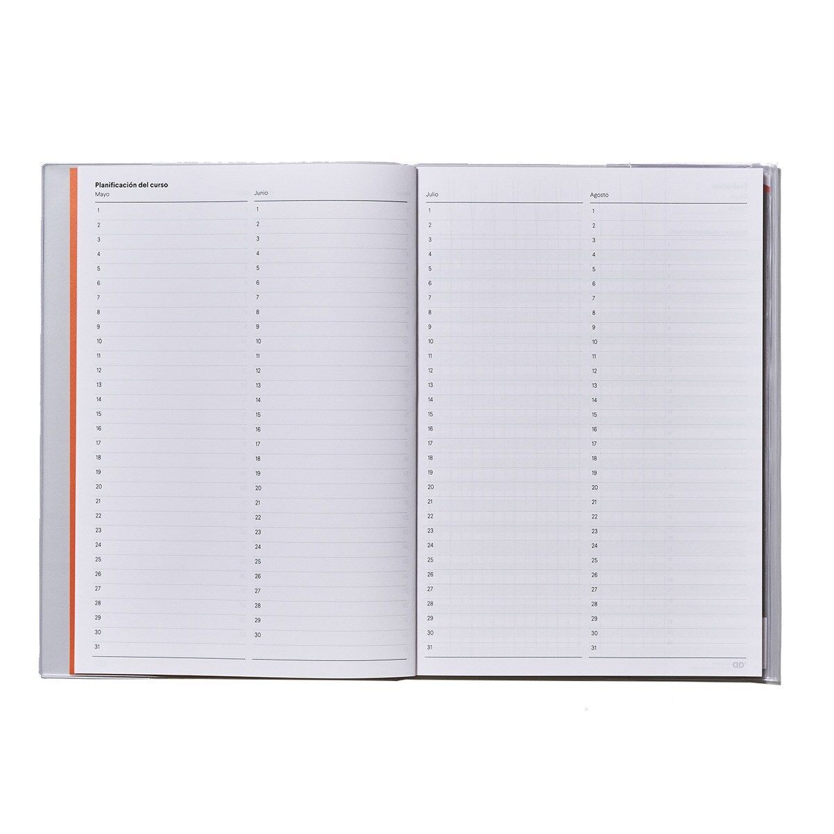 Cuaderno de notas, tamaño 21,5 x 30 cm, Additio, azul claro, castellano Azul claro-3