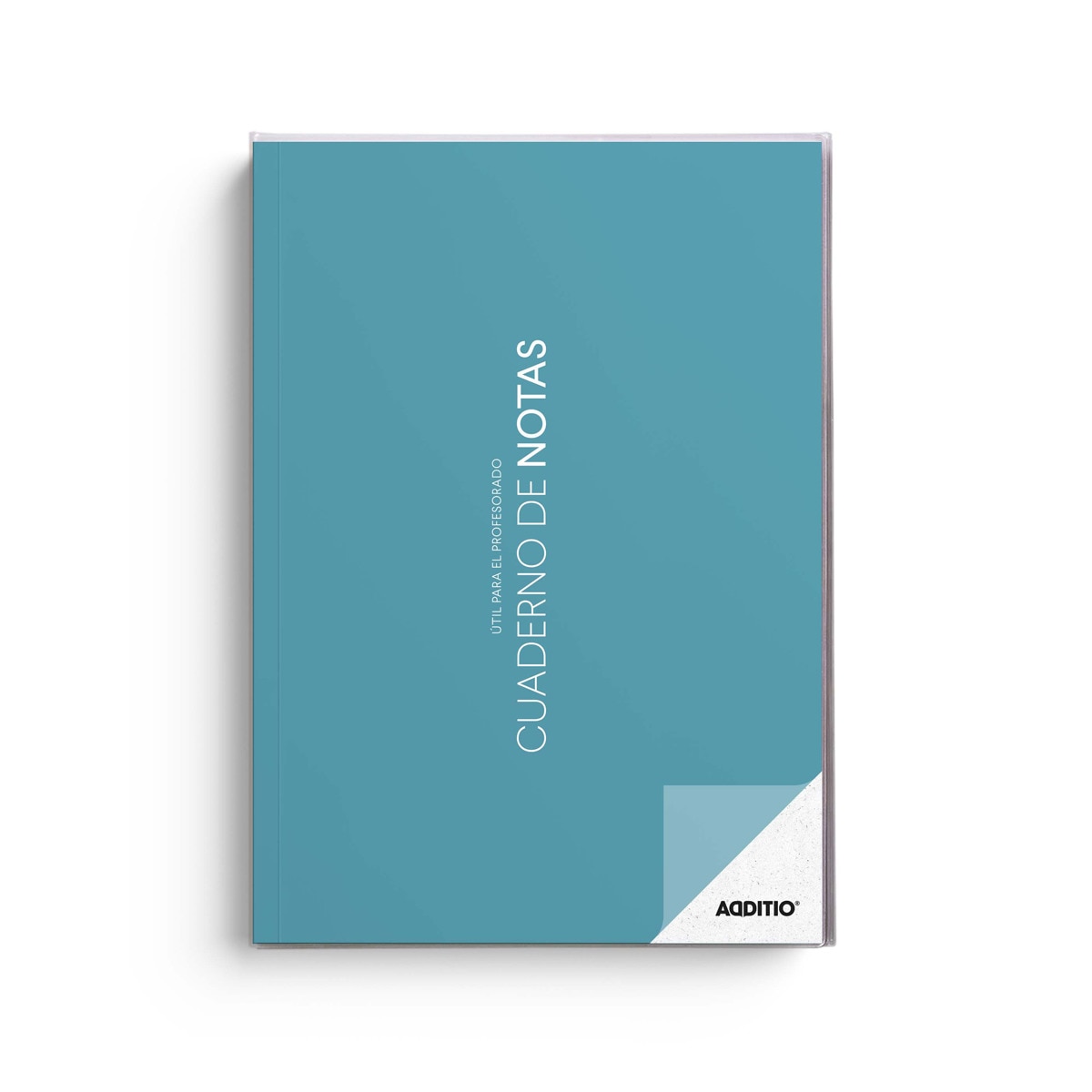 Cuaderno de notas, tamaño 21,5 x 30 cm, Additio, azul claro, castellano Azul claro-1
