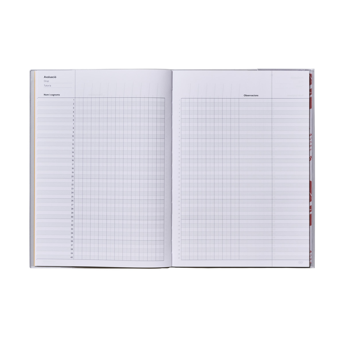 Caderno de notas, tamaho 21,5 x 30 cm, Additio, azul, catalán Azul-2