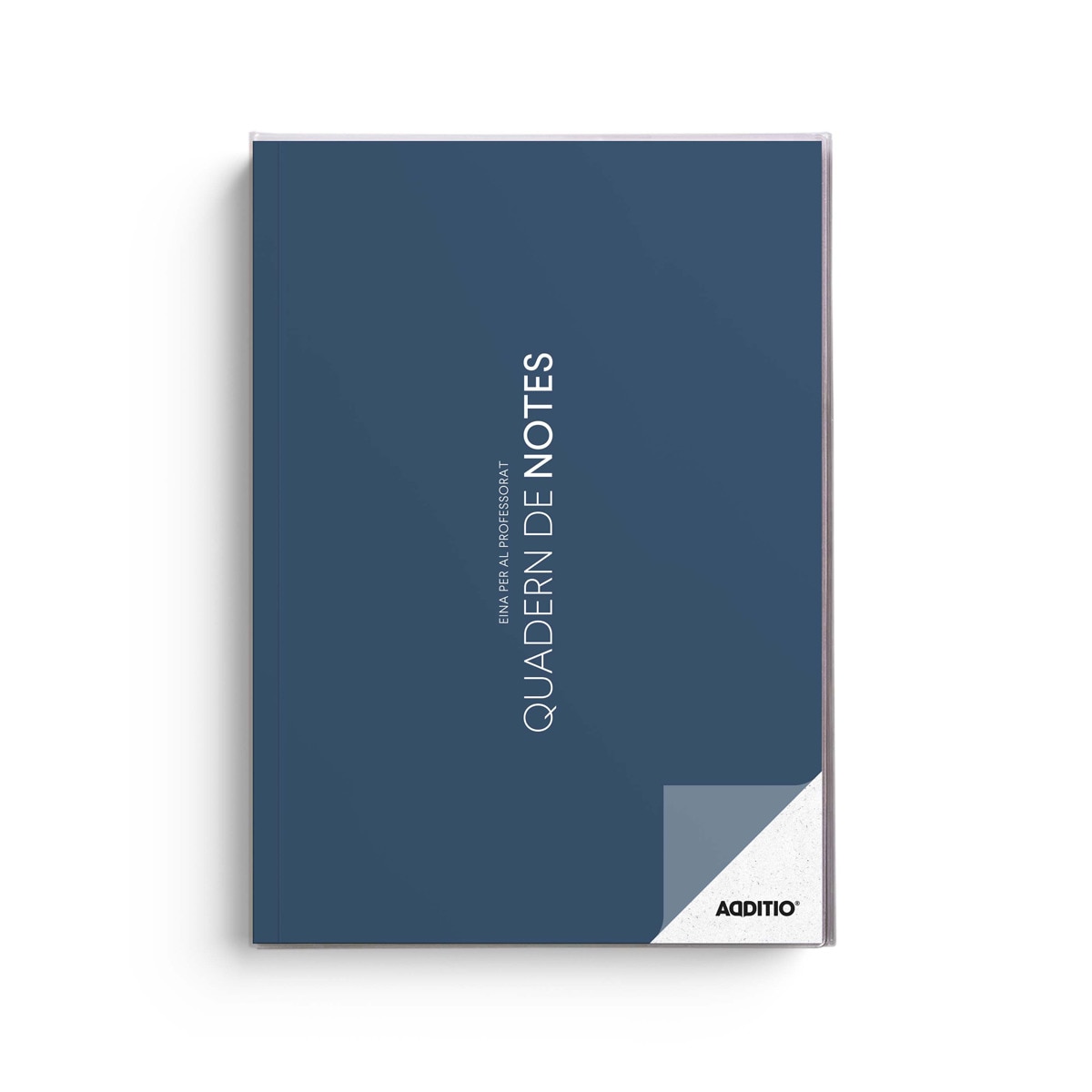 Caderno de notas, tamaho 21,5 x 30 cm, Additio, azul, catalán Azul-1