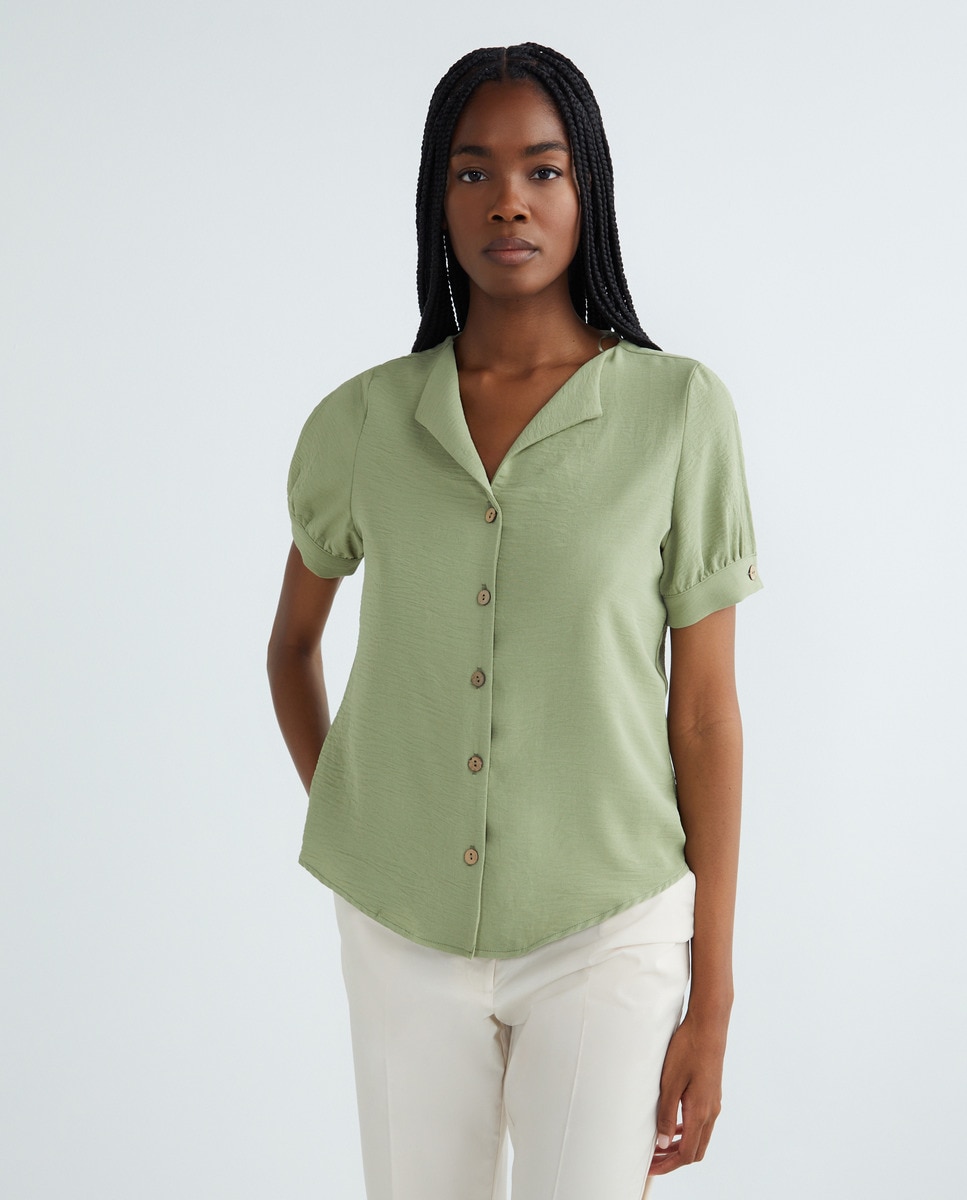 Blusa lisa Verde-2