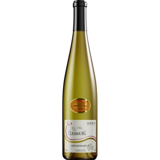 vino blanco gewurtraminer de Alsacia botella 75 cl - Cleebourg