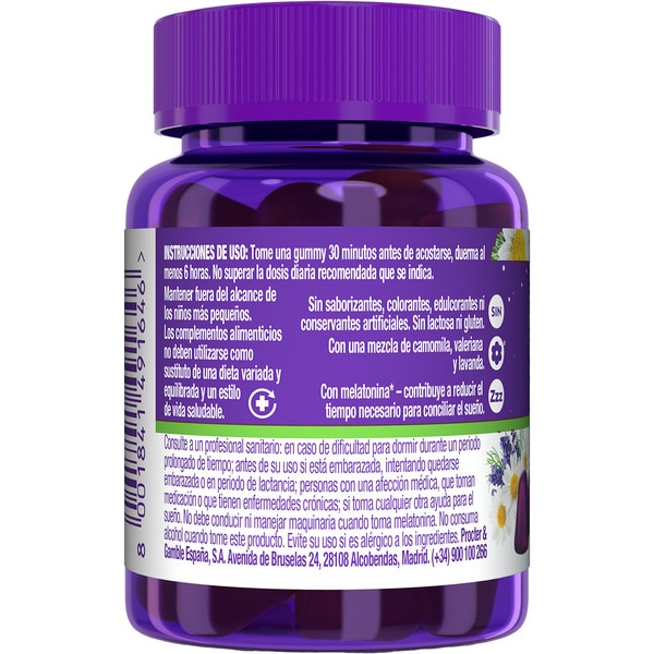 Natura Melatonin jelly sweets can 30 units helps you to fall asleep naturally and quickly