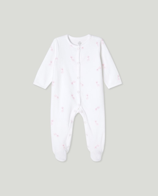 Imagen 0 de Pelele velour de bebé niña