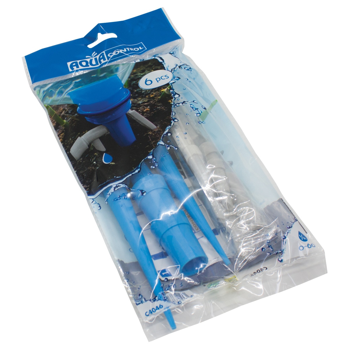 Pack 6 Conos de Riego por Goteo Regulables Azul-12