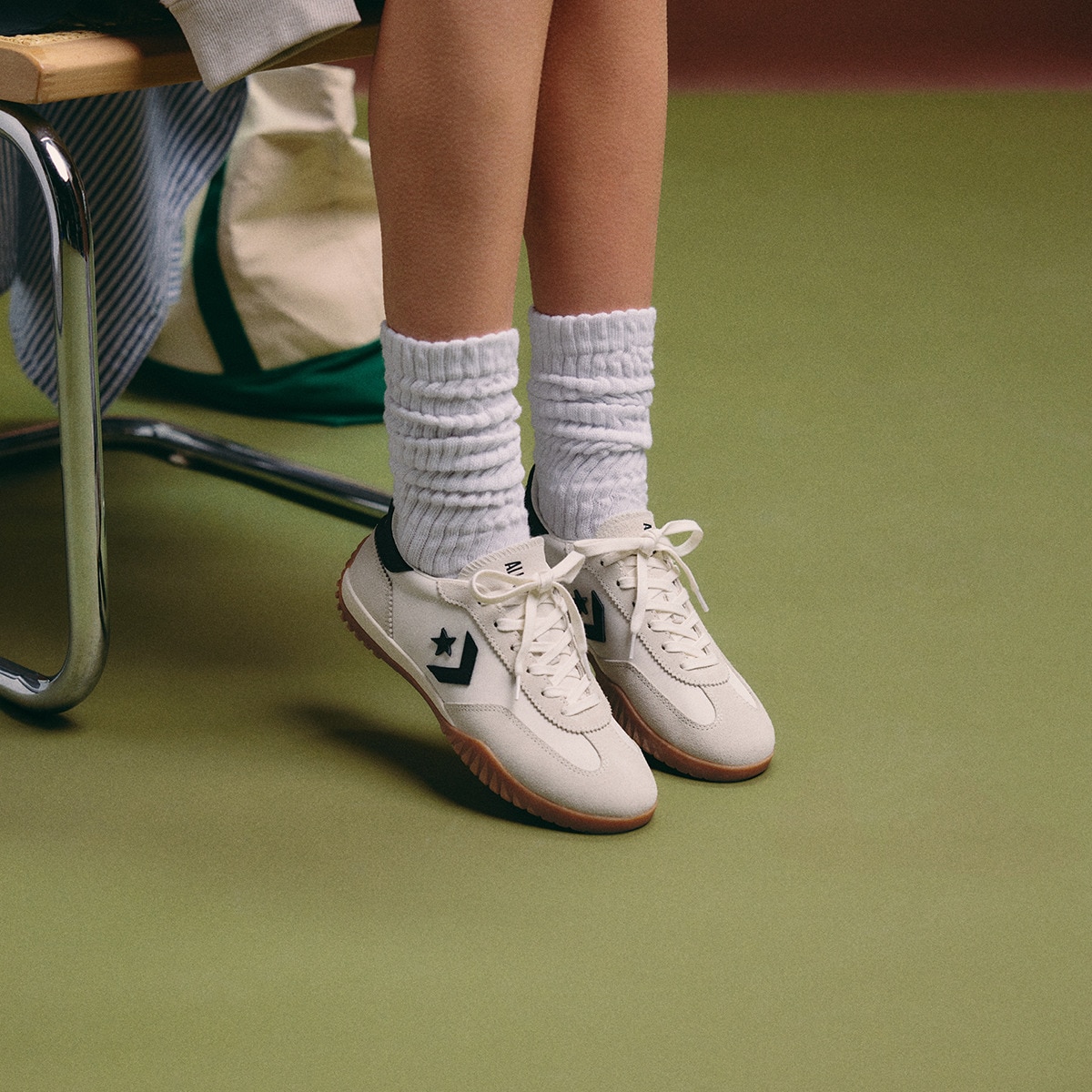 Sapatilhas Unissexo Run Star Trainer Converse Branco-5