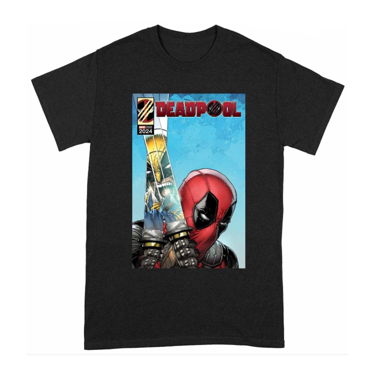 T-shirt Deadpool 3 Espadas Marvel 1