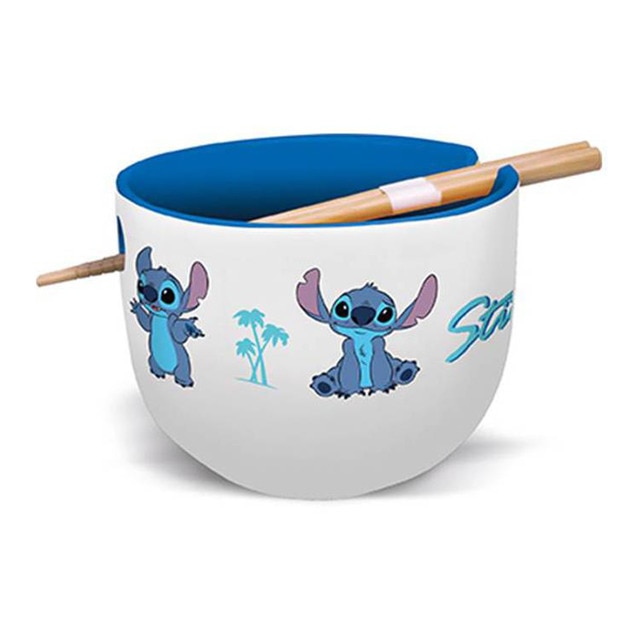 Imagem 0 de Tigela de Ramen com Pauzinhos Stitch Lilo e Stitch Disney