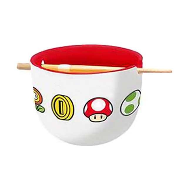 Imagem 0 de Tigela de Ramen com Pauzinhos Super Mario