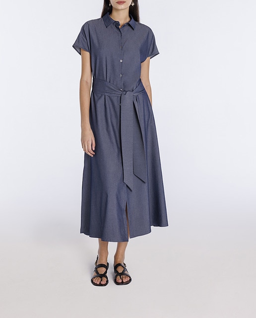 Imagen 0 de Vestido camisero manga corta japonesa