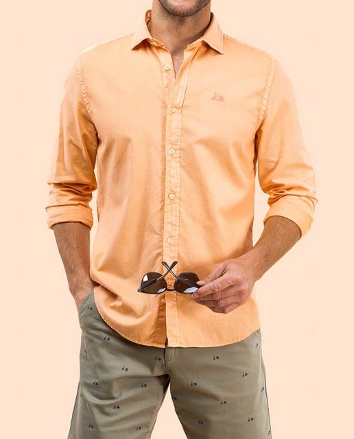 Imagen 0 de Camisa estructura melocotón