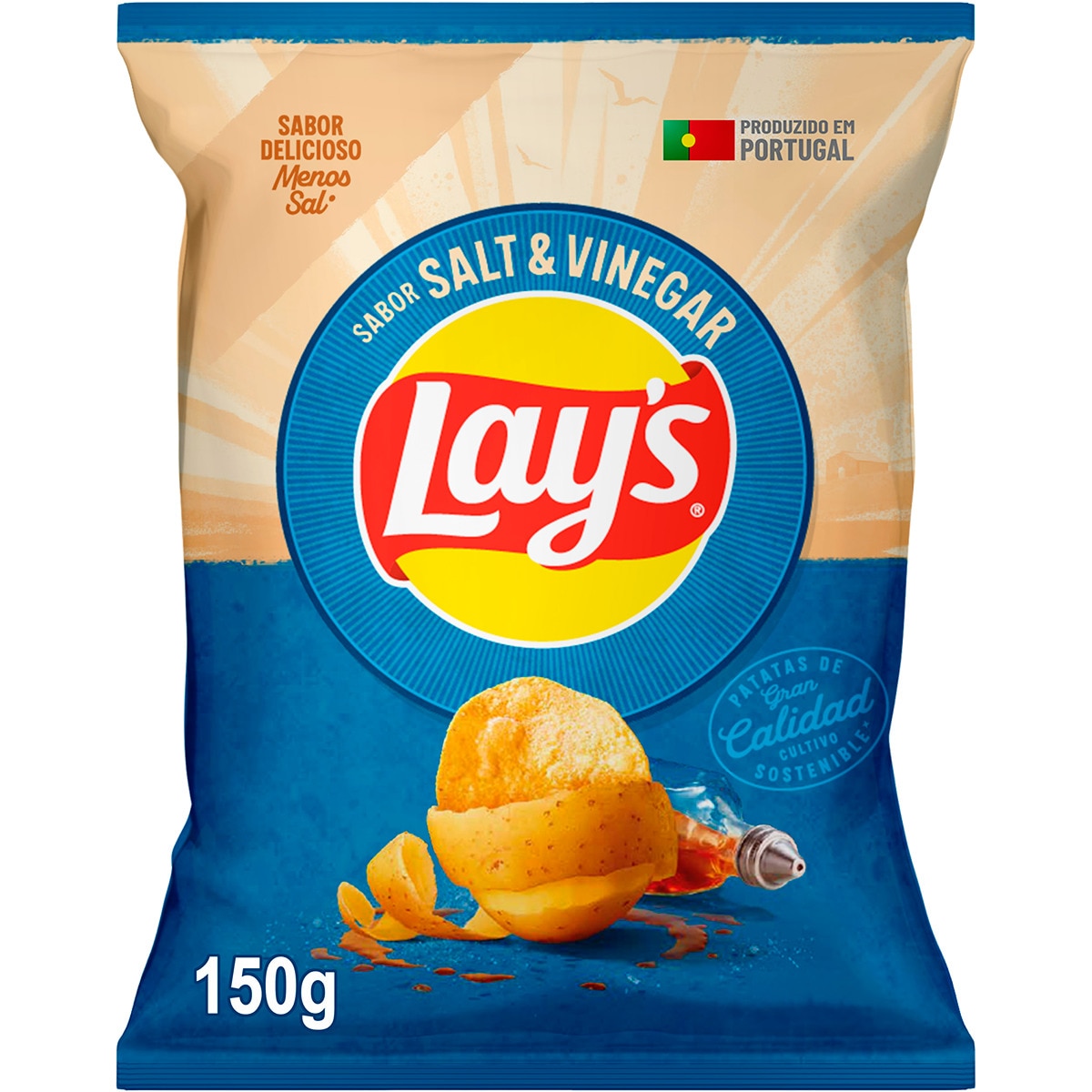 Batatas Fritas sabor Sal e Vinagre 150 g