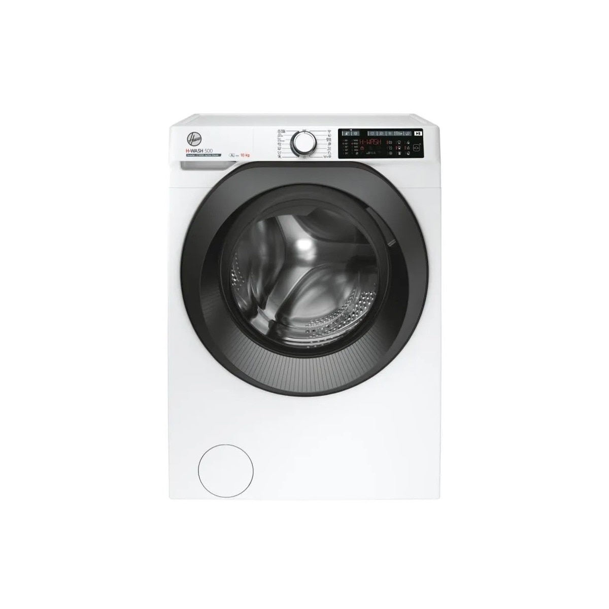 Imagem 0 de Máquina de Lavar Roupa Hoover HW410AMBC7/1-S H-Wash 500 Carga Frontal de 10 kg e 1400 rpm - Branco