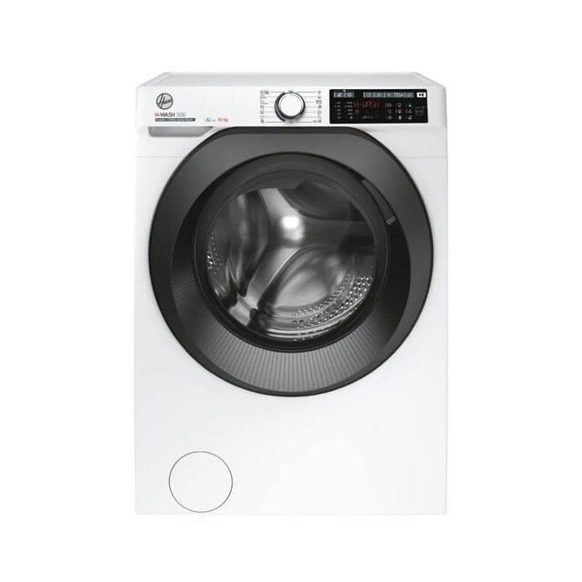 Imagem 0 de Máquina de Lavar Roupa Hoover HW410AMBC7/1-S H-Wash 500 Carga Frontal de 10 kg e 1400 rpm - Branco