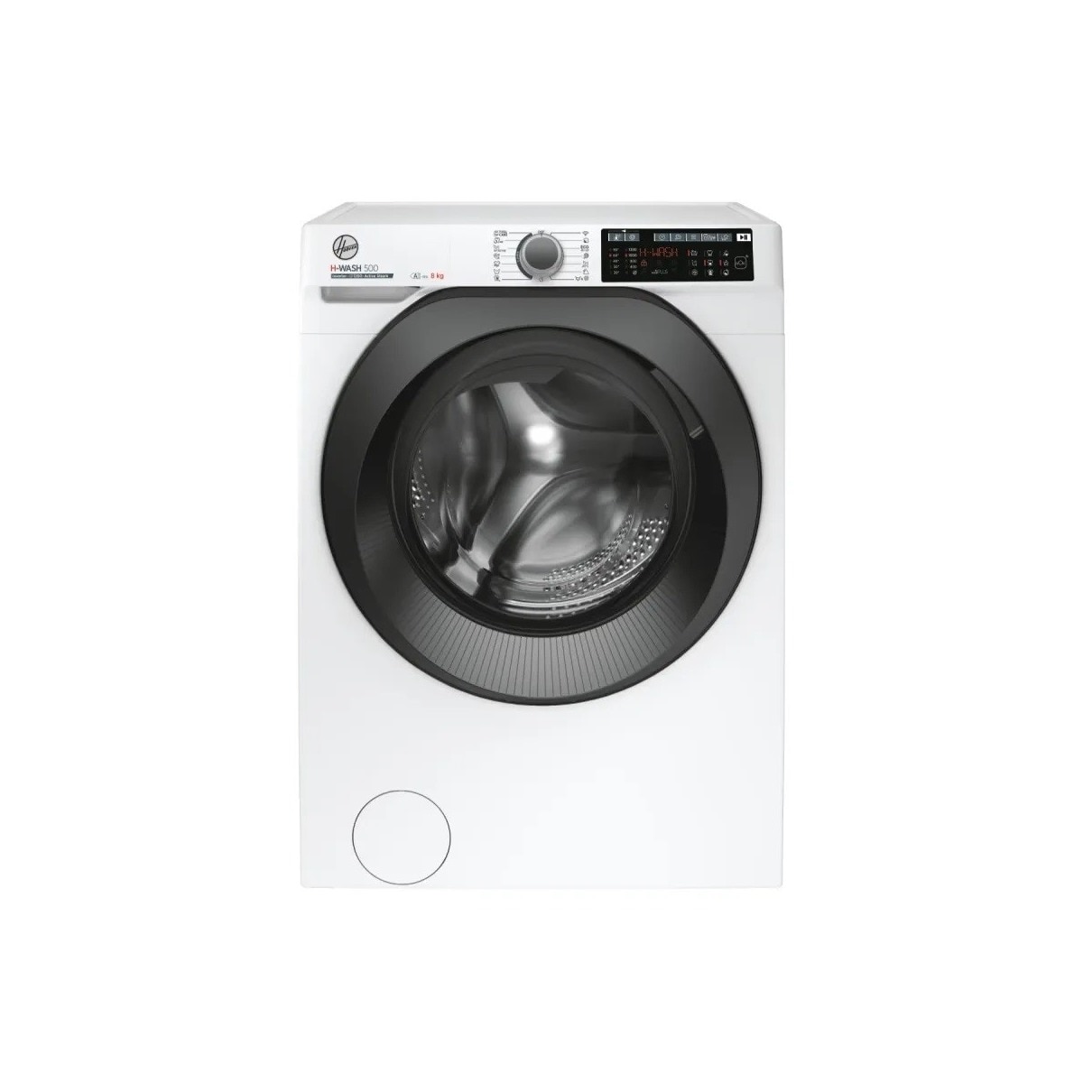 Máquina de Lavar Roupa Hoover HW28AMC7/1-S H-Wash 500 Carga Frontal de 8 Kg e 1200 rpm - Branco Branco-1