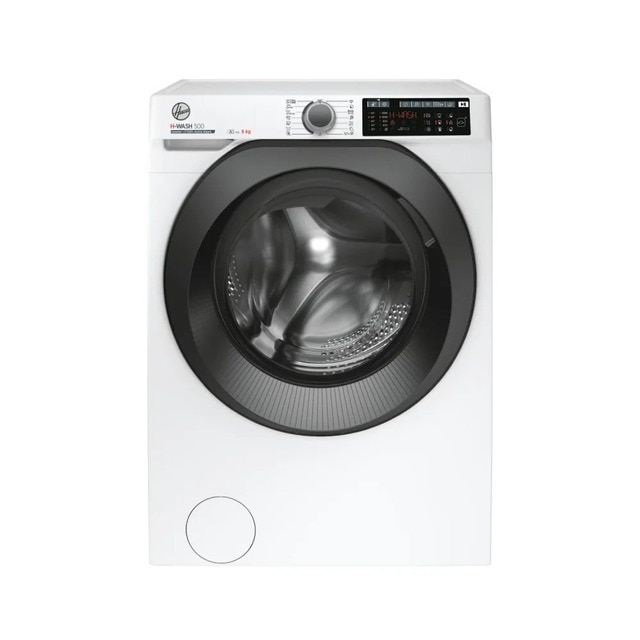 Imagem 0 de Máquina de Lavar Roupa Hoover HW28AMC7/1-S H-Wash 500 Carga Frontal de 8 Kg e 1200 rpm - Branco