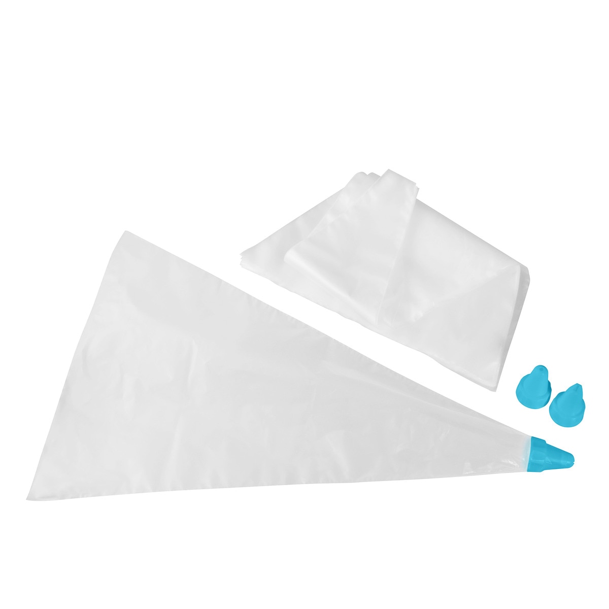 Manga pasterlera con 3 boquillas Tasty Blanco-1