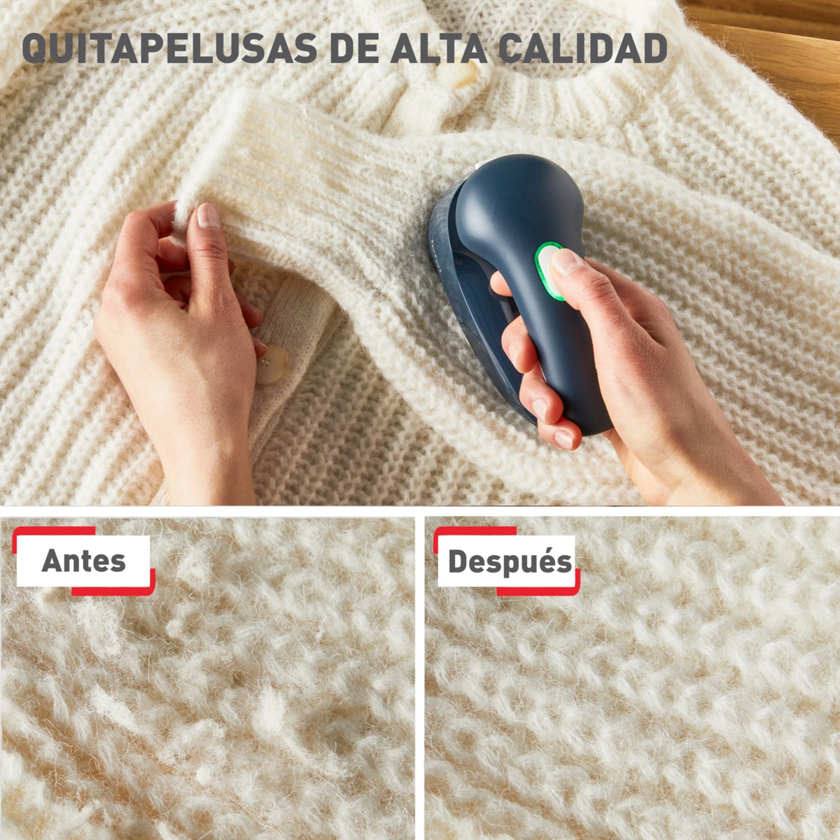 Quitapelusas Rowenta JA7002D1 recarbable Azul-5
