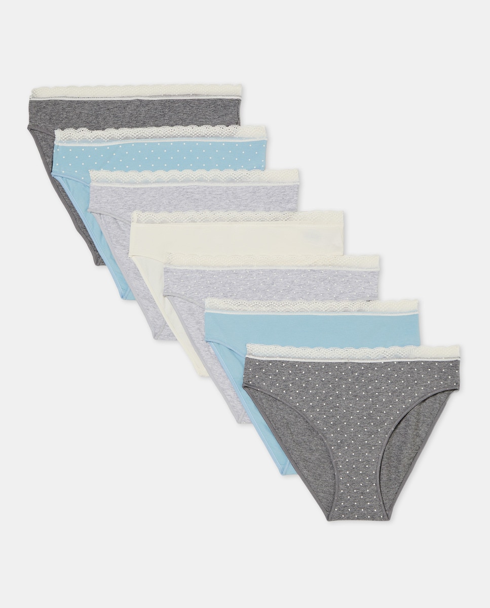Pack de Sete Cuecas Cinzento-escuro-3