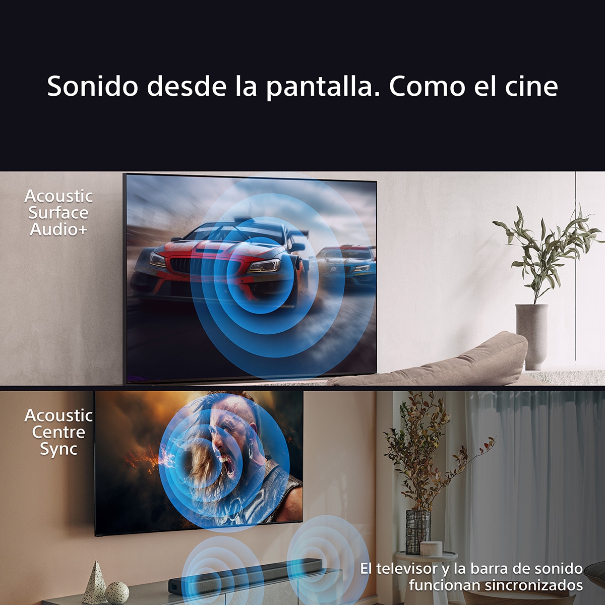TV 55" Sony BRAVIA 8 55XR84 OLED, 4K HDR, Google TV, Smart TV, Funciones para PS5, IMAX Enhanced, Dolby Vision Atmos, Chromecast, Apple AirPlay 5