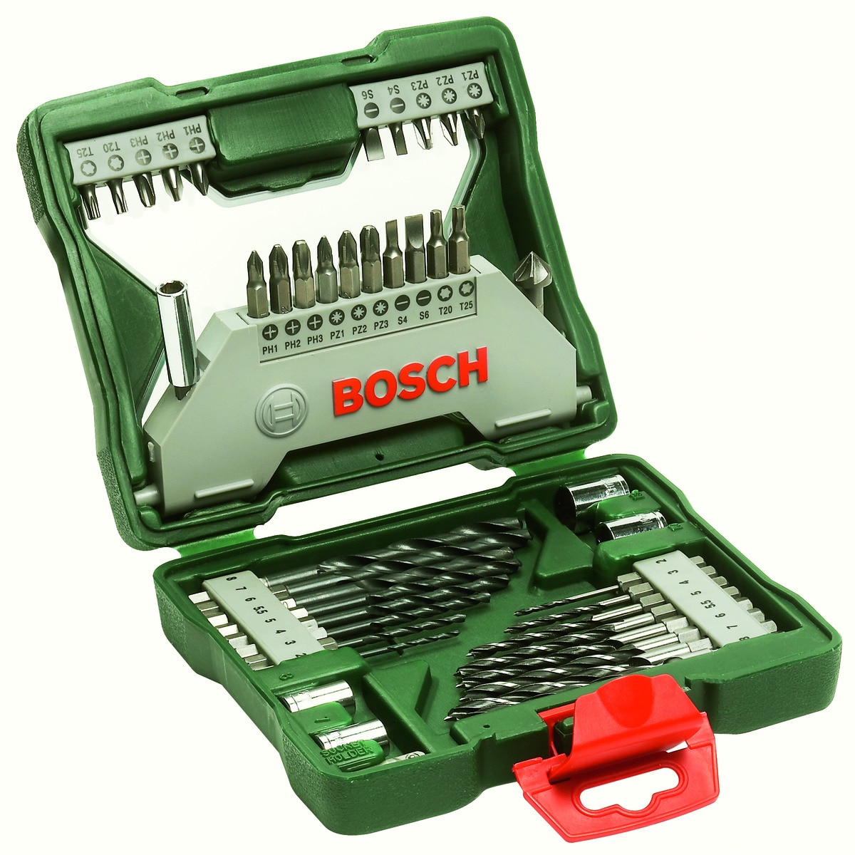Maletín Brocas Hexagonales X-Line 43 Pzs Verde-3