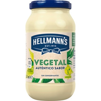 salsa vegetal sin gluten y sin lactosa frasco 340 ml - Hellmann's