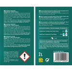 Weichspülerkonzentrat Zartes Weiß Sandelholz und Vanille 80 Waschgänge Flasche 2 l mit Mikro-Duftkapseln