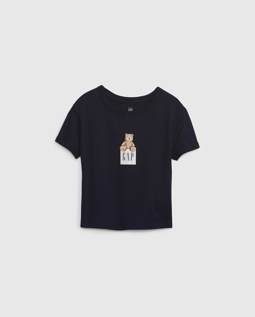 Imagen 0 de Camiseta de niña manga corta cuello redondo