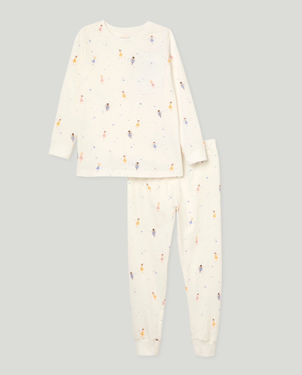 Pijama com Estampado de Fadas · Cotton Juice · El Corte Inglés