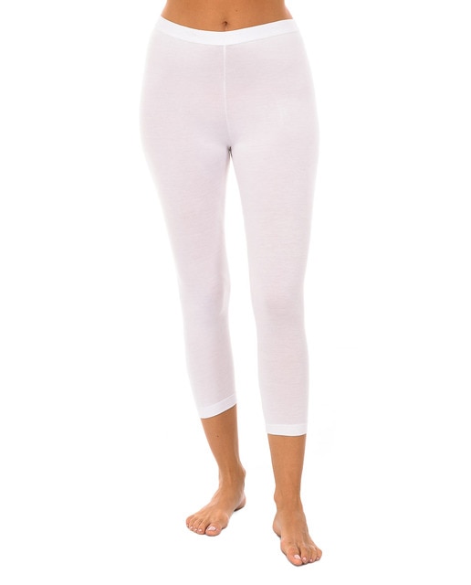 Imagen 0 de Leggins de tiro bajo bamboo con ribetes en los contornos mujer