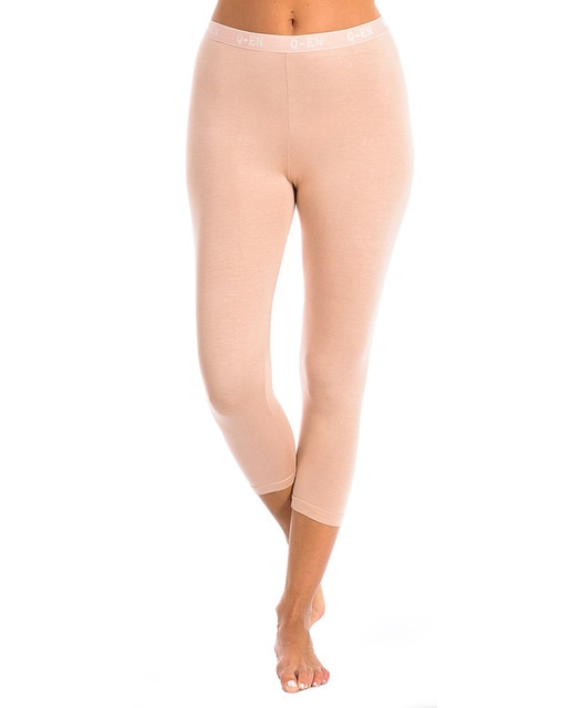 Imagen 0 de Leggins de tiro bajo bamboo con ribetes en los contornos mujer