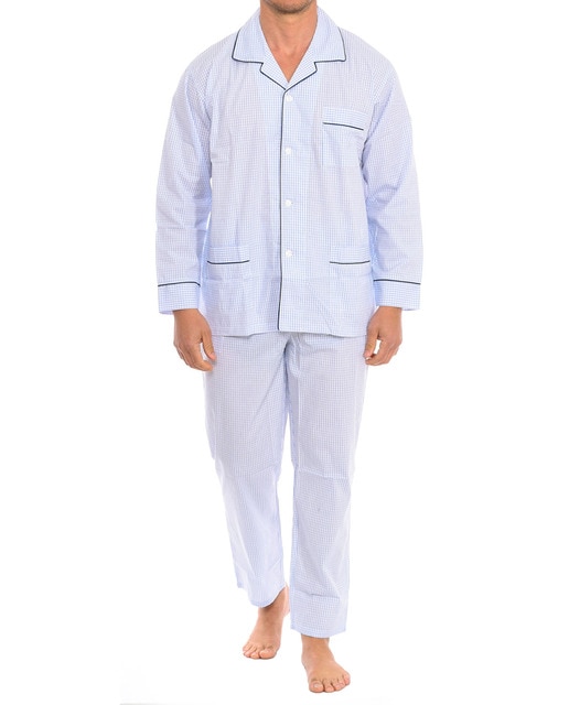 Imagen 0 de Pijama de camisa manga larga hombre